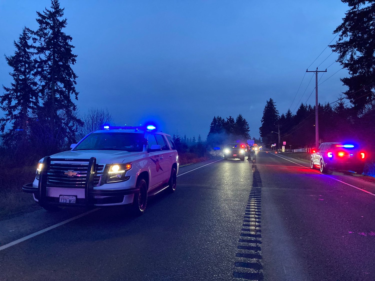 A woman from Yelm was killed at the scene of a fatal traffic collision on state Route 507 in Roy on Feb. 1. 